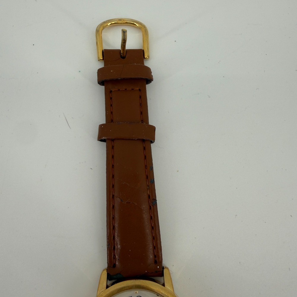 Armitron Tweety Bird Watch Water Resistant Vintage 2000 WORKS‎ Y2K Brown Band - Picture 3 of 11